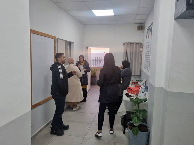 أجتماع أهالي طلاب المدرسة الثانوية التكنولوجية جلجولية